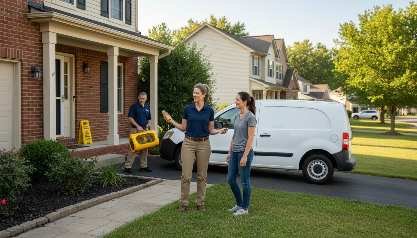 Water restoration image for Water Damage & Restoration Services in Hamler, OH